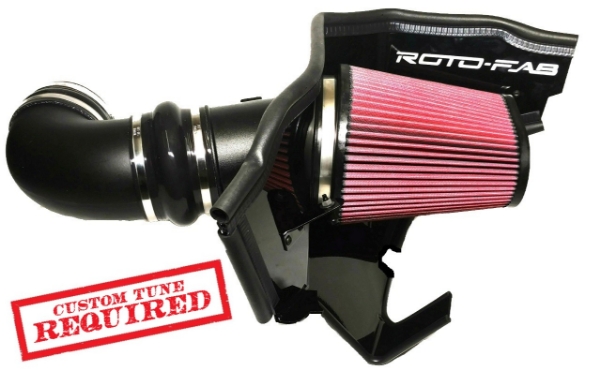 Cold Air Intake 2016-22 Camaro SS With LT4 S/C With Oiled Filter Roto-fab